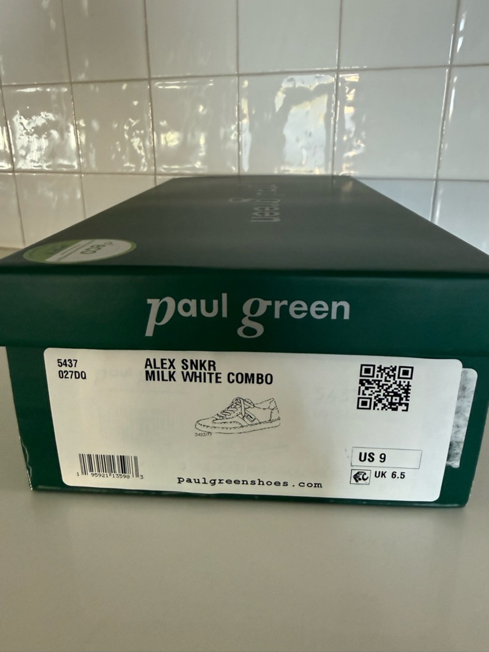 Paul Green Alex Sneakers Milk White Combo Size 9 - Picture 3 of 9